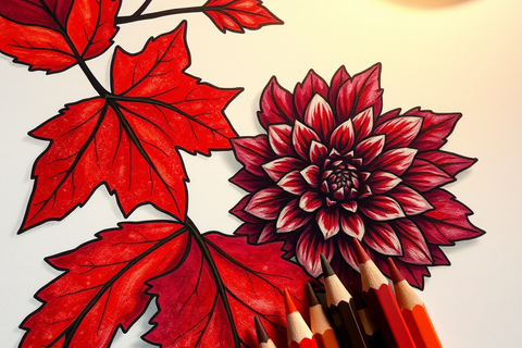 What Colors Make Maroon? How to Mix Maroon for Coloring Pages