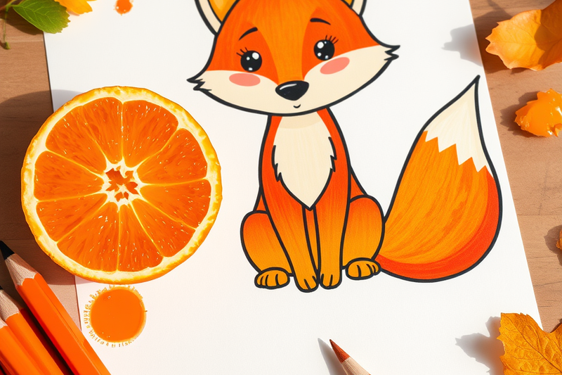 What Colors Make Orange? How to Mix Orange for Coloring Pages