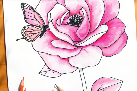 What Colors Make Pink? How to Mix Pink for Coloring Pages