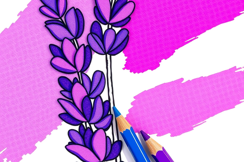 What Colors Make Purple? How to Mix Purple for Coloring Pages